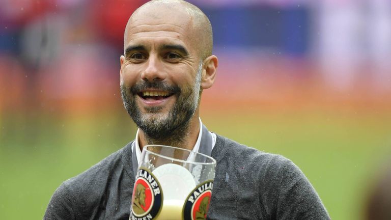 Pep Guardiola trainierte den FC Bayern insgesamt drei Spielzeiten. 