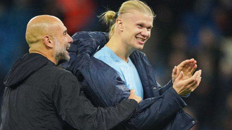 Ist aktuell nicht zu bremsen: Erling Haaland (re.).