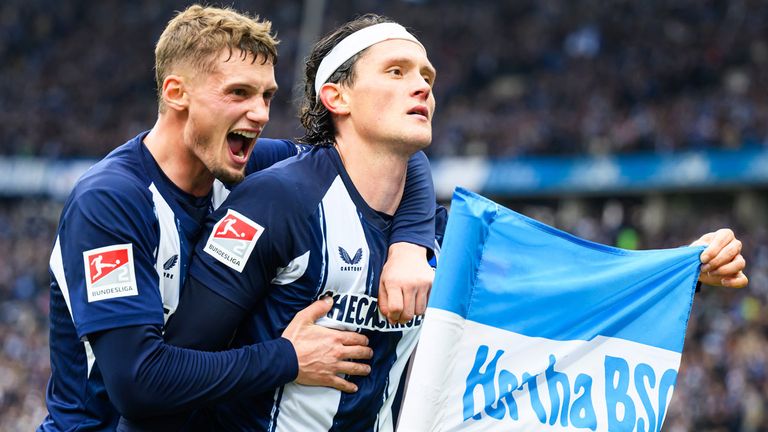 Hertha BSC besiegt Dynamo Dresden an Allerheiligen.