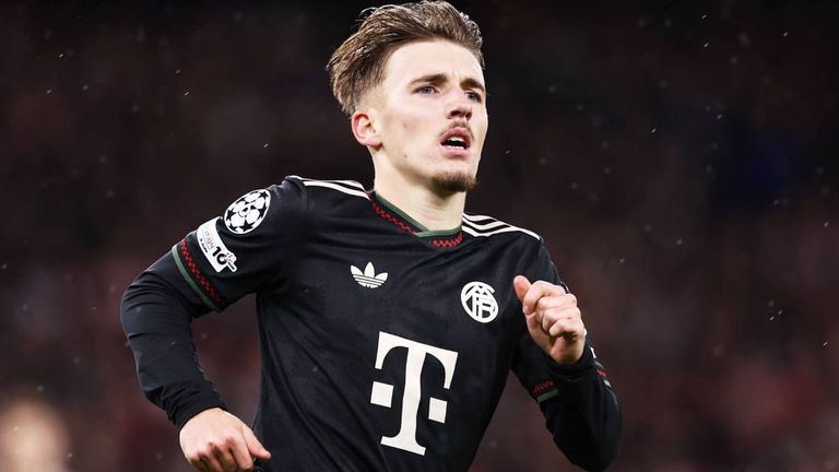 Lennart Karl durfte sich bei seinen ersten beiden CL-Startelfeinsätzen direkt über ein Tor freuen. 