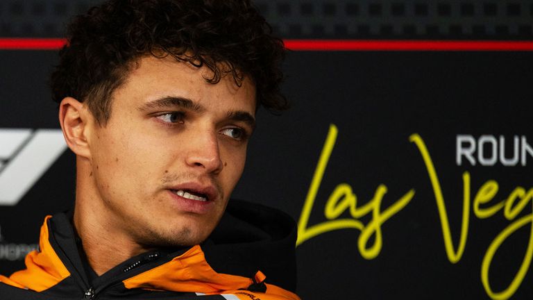 Lando Norris wird beim GP von Las Vegas als Weltranglistenerster ins Rennen gehen.
