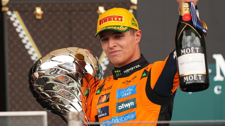 Lando Norris feiert in Brasilien seinen siebten Grand-Prix-Sieg in dieser Saison und macht damit einen Riesenschritt in Richtung WM-Titel.