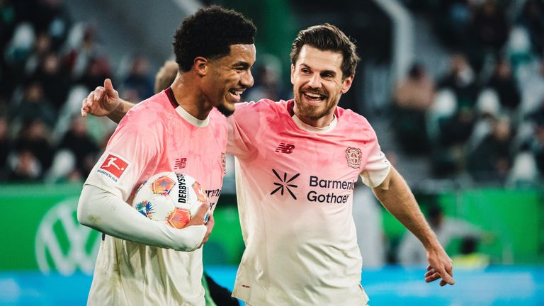 Bayer Leverkusen gewinnt beim VfL Wolfsburg.