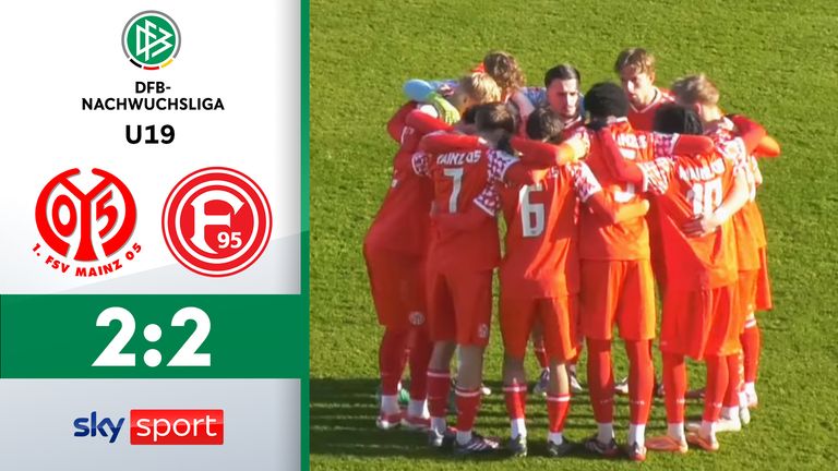 Die Mainzer Junioren sichern sich einen Punkt gegen Fortuna Düsseldorf.