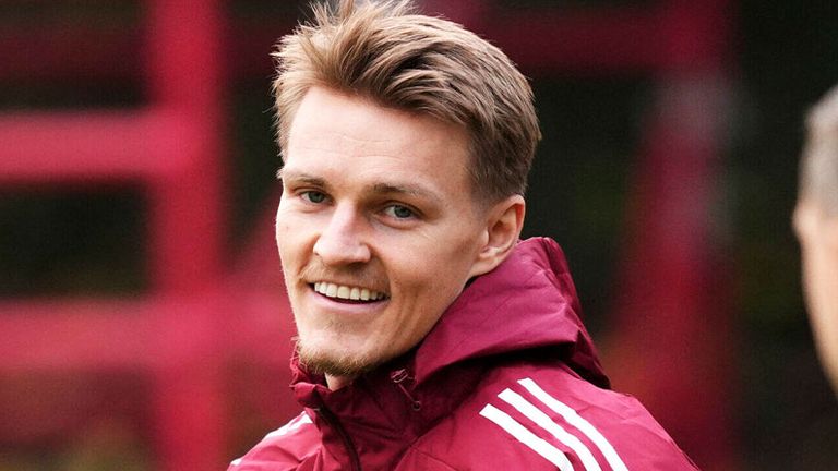 Martin Ödegaard kehrt kurz vor dem Bayern-Spiel ins Training von Arsenal zurück.