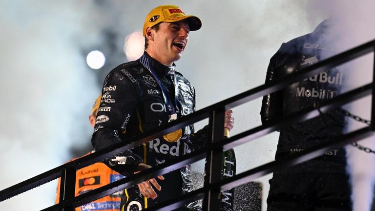 Las Vegas wird für Max Verstappen zum doppelten Triumph.