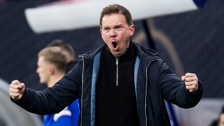 Julian Nagelsmann feierte mit dem fünften Sieg in Folge auch den WM-Einzug.