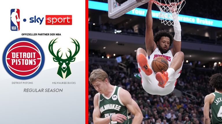 Detroit Pistons - Milwaukee Bucks - die Highlights | NBA