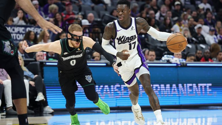 Dennis Schröder (17) und die Sacramento Kings verlieren auch gegen die Minnesota Timberwolves deutlich.