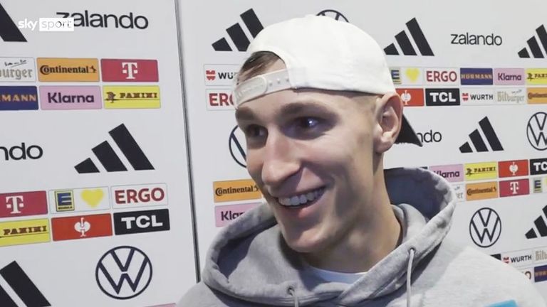 Nico Schlotterbeck gibt sich nach dem Kantersieg der deutschen Nationalmannschaft gegen die Slowakei im Hinblick auf die WM selbstbewusst.