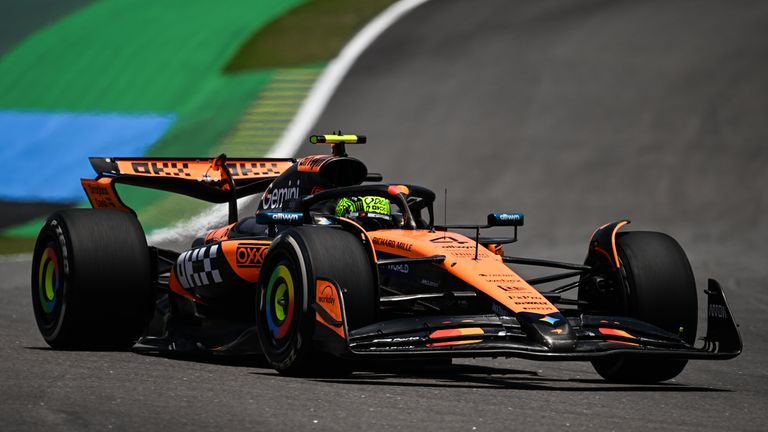 Lando Norris war der Schnellste des einzigen Trainings beim Großen Preis von Sao Paulo.