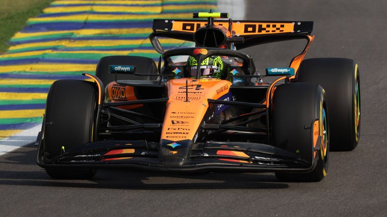 Lando Norris holt sich die Pole Position beim GP von Sao Paulo.