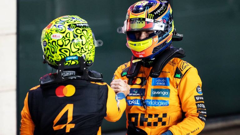 Oscar Piastri und Lando Norris ließen Max Verstappen im Sprint-Qualifying jeweils hinter sich. 