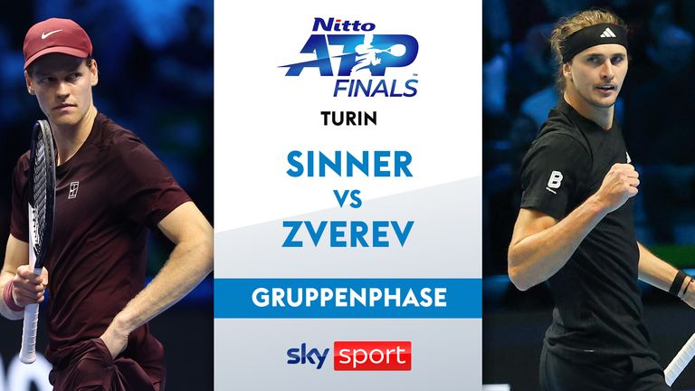 ATP-Finals Turin: Jannik Sinner vs. Alexander Zverev - die Highlights | Tennis