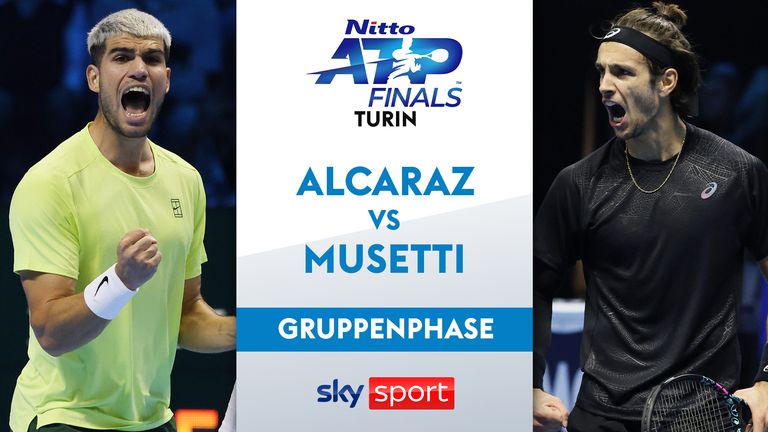 ATP-Finals Turin: Carlos Alcaraz - Lorenzo Musetti - die Highlights | Tennis