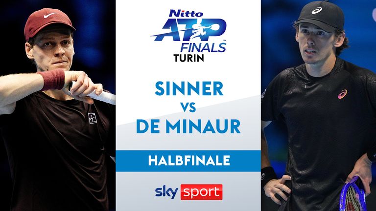 ATP-Finals Turin: Jannik Sinner - Alex de Minaur - die Highlights | Tennis