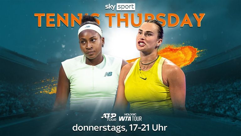 Mit dem Sky Sport Tennis Thursday siehst du jeden Donnerstag vier Stunden lang Live-Tennis im kostenlosen Stream.
