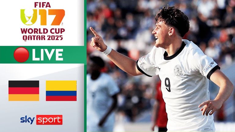 Zum Auftakt der U17-WM trifft die deutsche Mannschaft auf Kolumbien - LIVE im kostenlosen Stream.