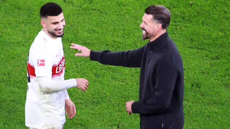 Deniz Undav vergleicht sich mit Augsburg-Trainer Sandro Wagner. 