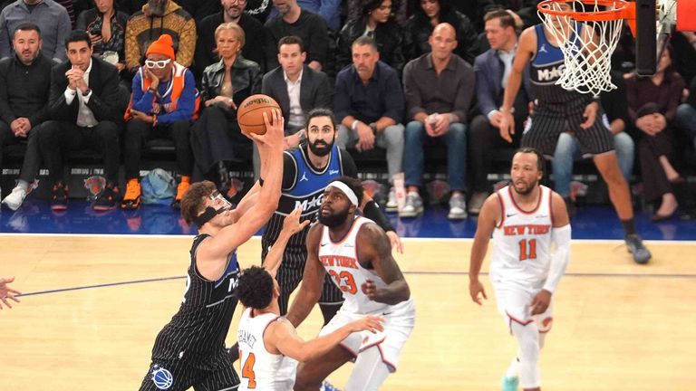 Franz Wagner erzielt für die Orlando Magic 28 Punkte im Madison Square Garden.