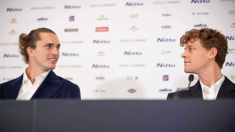 Alexander Zverev rechnet sich Chancen gegen Jannik Sinner aus.