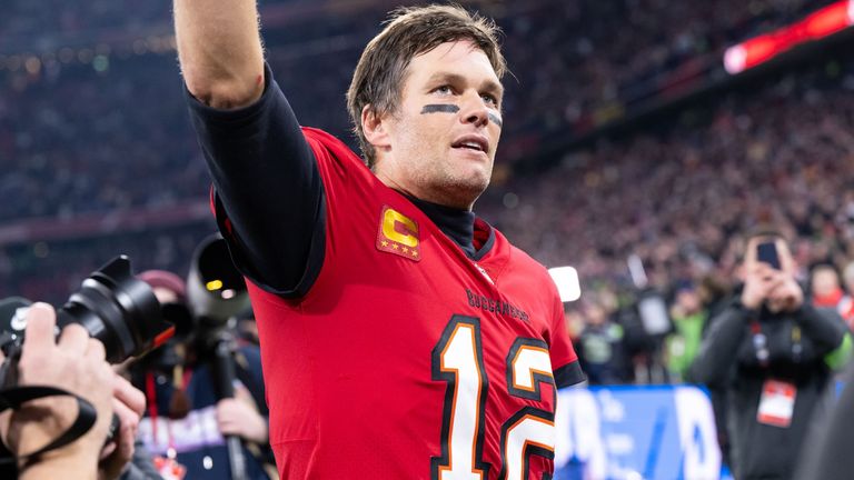 War begeistert von den deutschen Fans in München: NFL-Superstar Tom Brady.