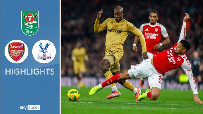 Carabao-Cup, Viertelfinale: In einem dramatischen Spiel zwischen dem FC Arsenal und Crystal Palace profitieren die Gunners vom Elfmeter-Fehlschuss von Ex-Bundesliga-Profi Maxence Lacroix, der das Aus für Crystal Palace bedeutet.