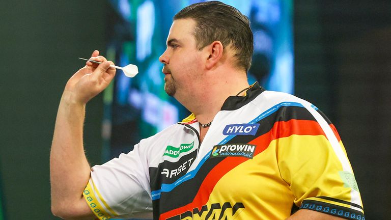 Gabriel Clemens bei der Darts-WM 2026.