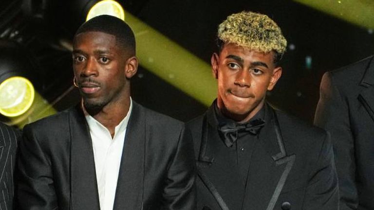 Ousmane Dembele und Lamine Yamal gelten bei der Weltfußballerwahl als Favoriten. 
