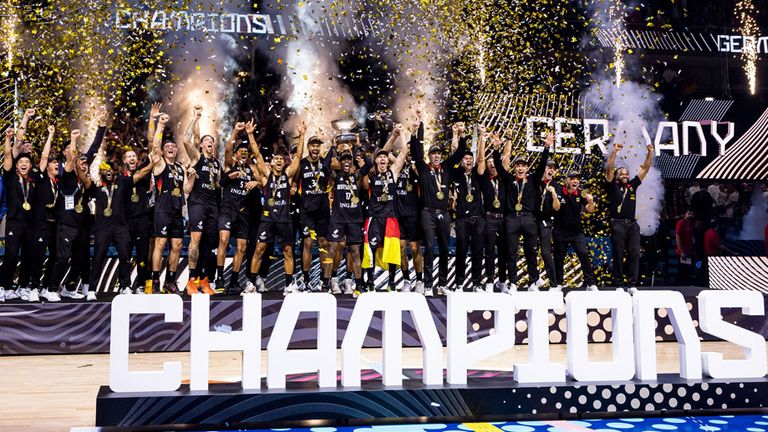 Die deutschen Basketballer feierten 2025 einen weiteren großen Titel.