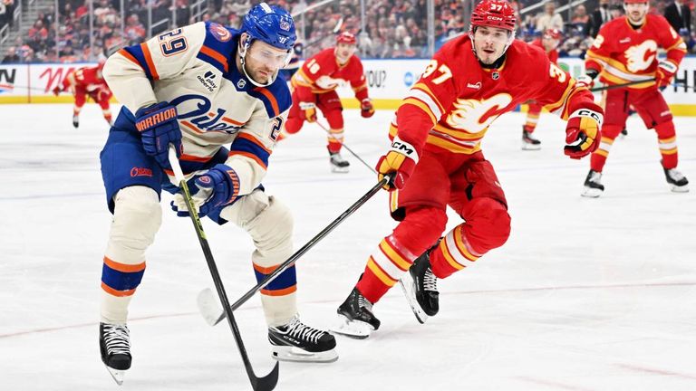 Leon Draisaitl erwischt gegen Calgary einen Sahnetag. 