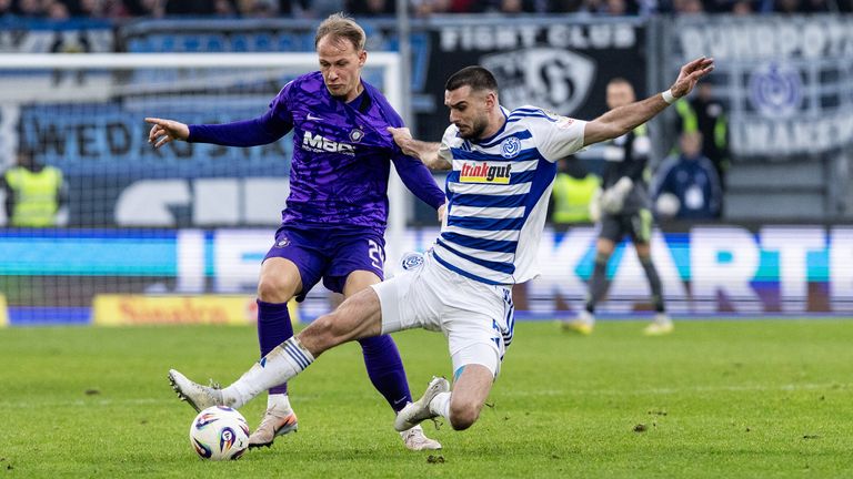 Der MSV Duisburg verpasst gegen Aue den Sprung auf Tabellenplatz eins.