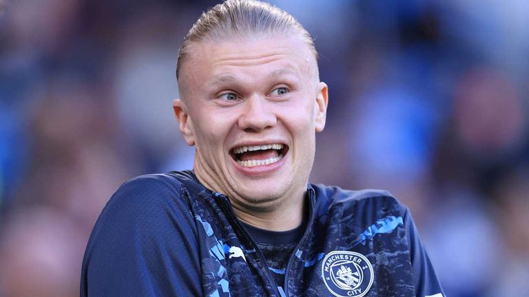 Erling Haaland spielt seit 2022 für Manchester City.
