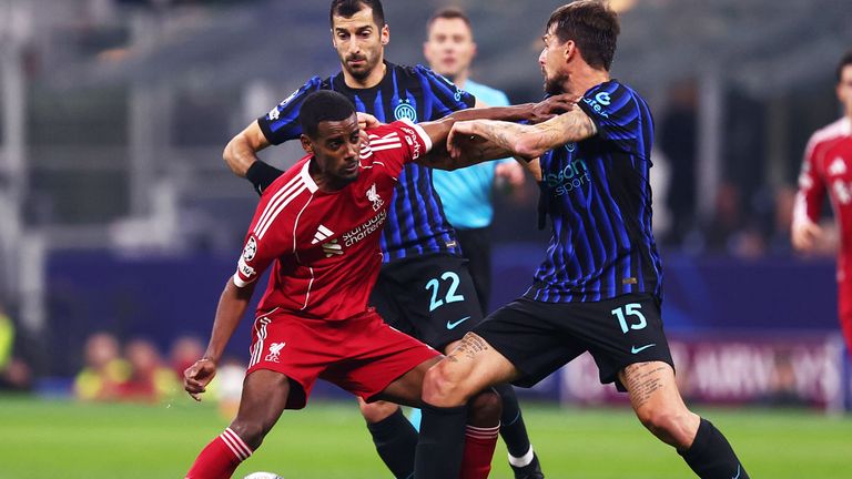 FC Liverpool erkämpft sich bei Inter Mailand ein Unentschieden in der Champions League.