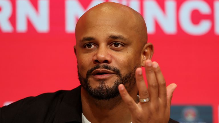 Sky zeigt ausgewählte Pressekonferenzen - u.a. mit Bayern-Trainer Vincent Kompany.