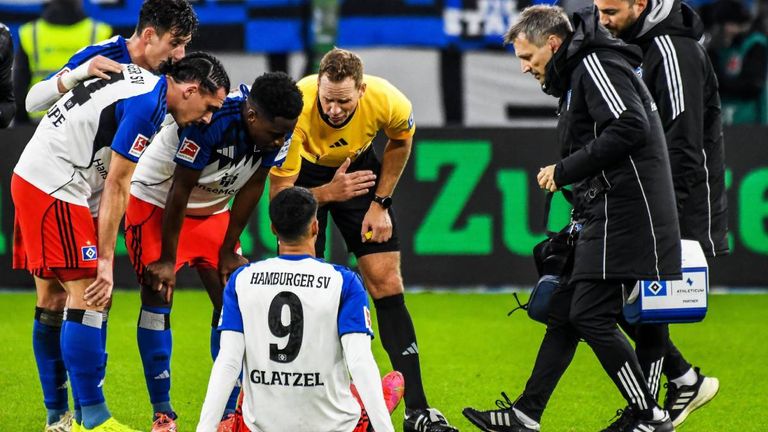 Robert Glatzel hat sich gegen den VfB einen Muskelfaserriss zugezogen. 