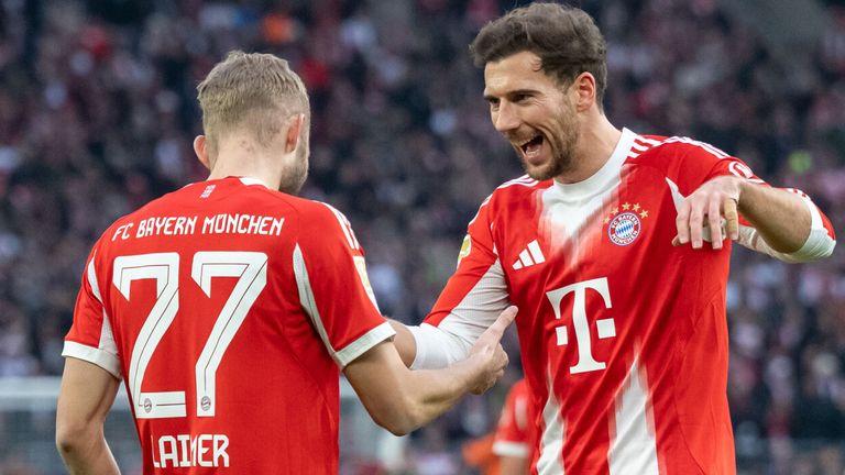 Spurs-Wechsel? Sky Sport ordnet die Gerüchte um Leon Goretzka (re.) ein.