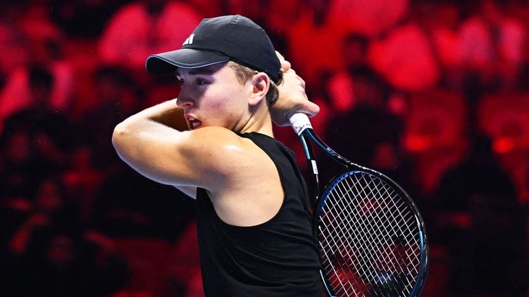 Justin Engel droht das Aus bei den Next Gen Finals.