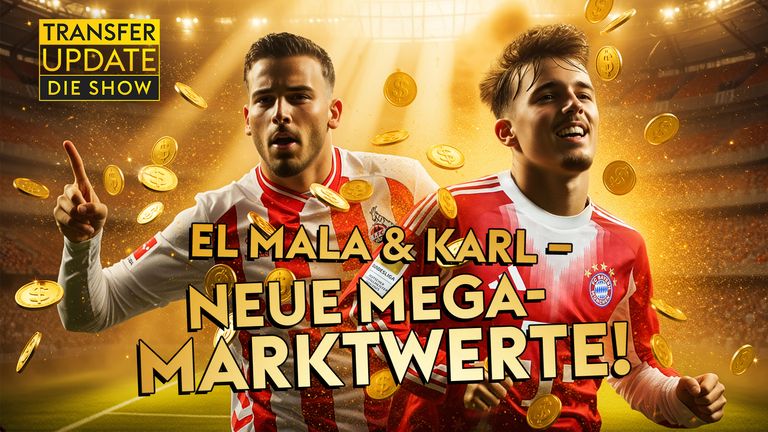 Said El Mala (li.) und Lennart Karl machen große Marktwertsprünge.