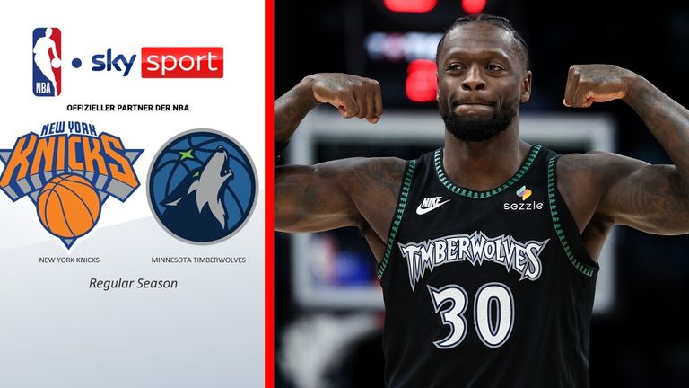 Die New York Knicks verlieren trotz der starken 40 Punkte von Karl-Anthony Towns mit 104:115 bei den Minnesota Timberwolves, bei denen Anthony Edwards mit 38 Punkten beinahe ebenso groß auftrumpft.