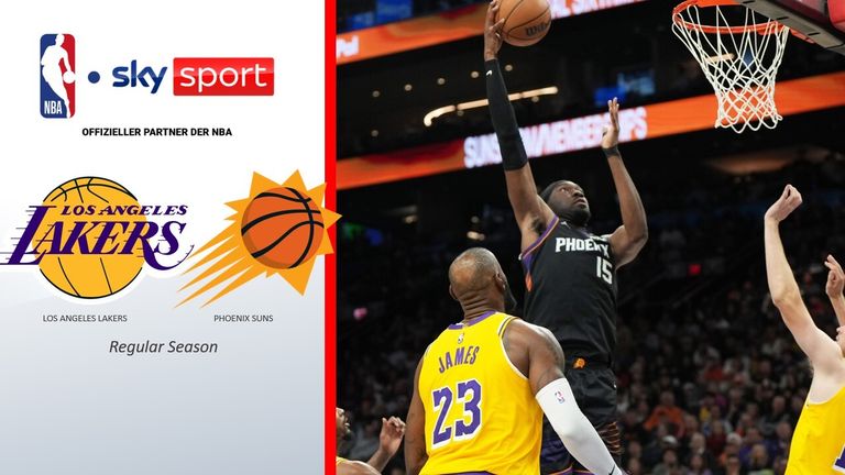 Die Phoenix Suns gewinnen ihr Heimspiel gegen die LA Lakers mit Superstar LeBron James aufgrund einer hervorragenden Teamleistung mit 132:108. James kommt bei den Lakers auf 23 Punkte und ist damit zweitstärkster Werfer des Abends.