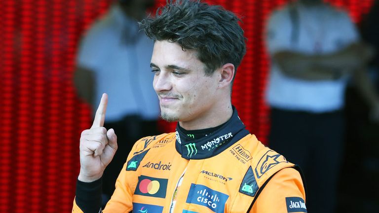Lando Norris übernimmt in der Formel 1 die Nummer 1.