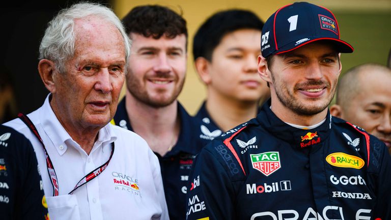 Helmut Marko (l.) lässt seine Zukunft in der Formel 1 offen.