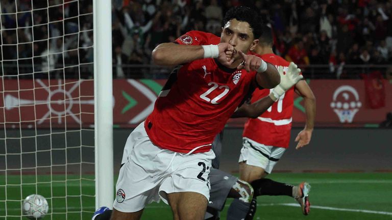 Omar Marmoush besorgte den zwischenzeitlichen Ausgleich für die Ägypter.