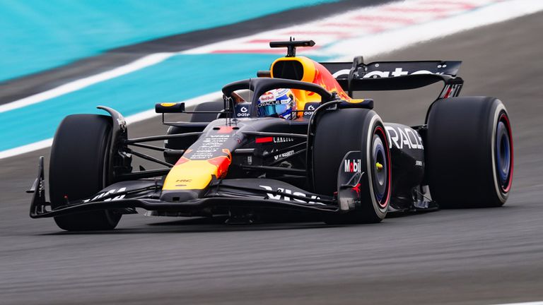 Max Verstappen (Red Bull) in Abu Dhabi.