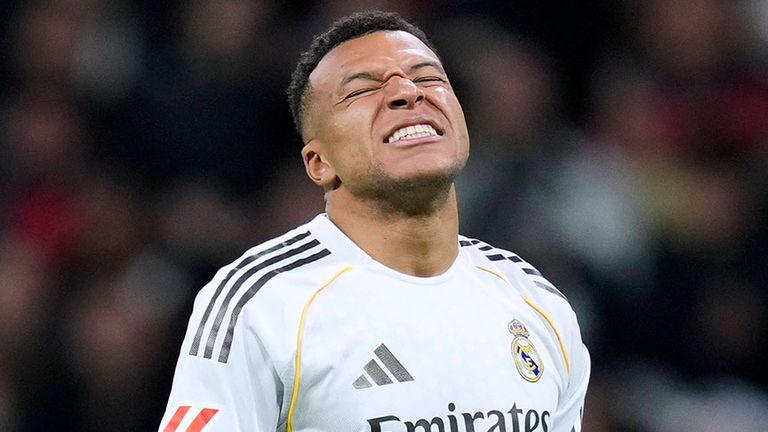 Real-Superstar Kylian Mbappe fällt verletzt aus.