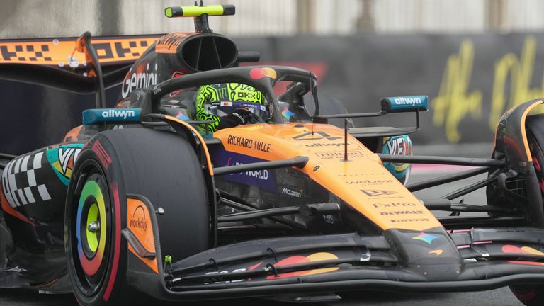 Lando Norris (McLaren) in Abu Dhabi.