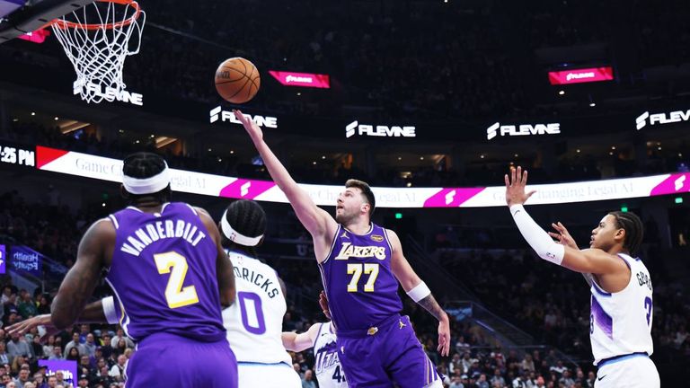 Luka Doncic erzielte gegen Utah 45 Punkte.