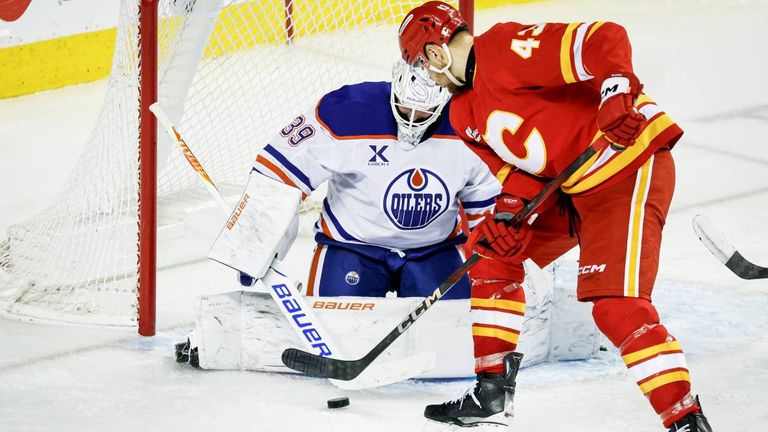 Die Oilers mussten eine Niederlage im "Battle of Alberta" hinnehmen. 