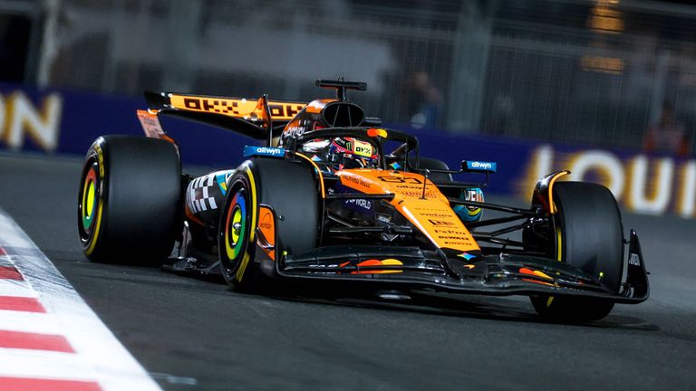 Oscar Piastri (McLaren) in Abu Dhabi.
